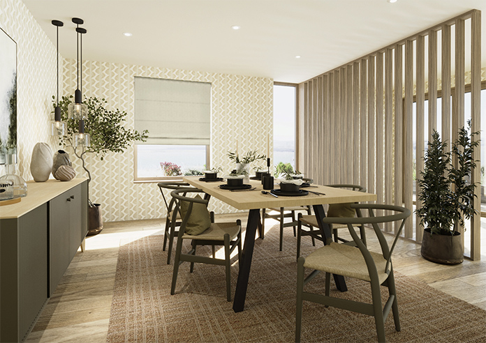 Arundel, Ecru - Roman Blind - Image 6
